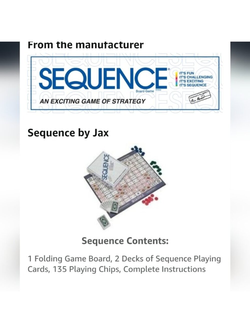 Sequence Original Game, Trilingual, with French and Spanish Instructions By Jax - Picture 9 of 11